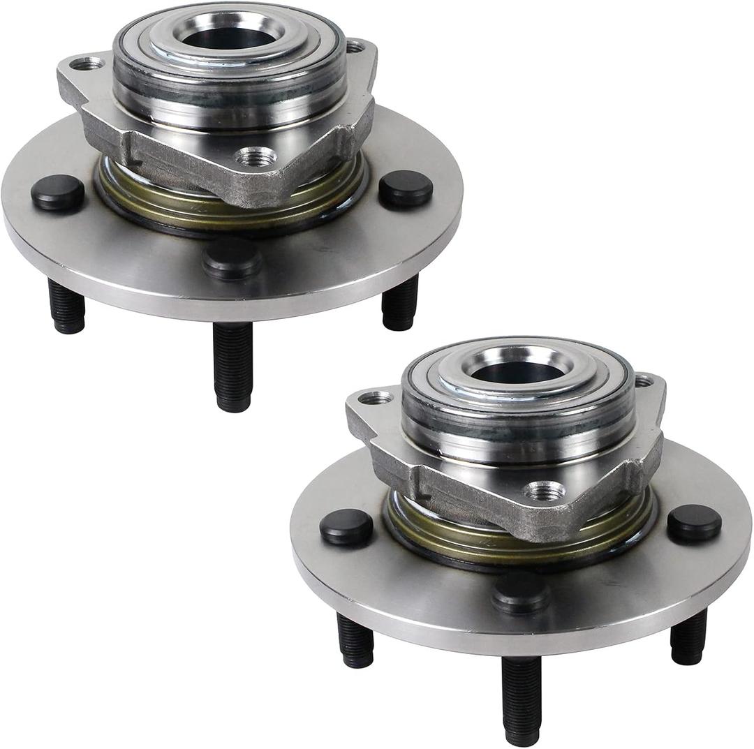 PAROD Pair 515072 Front Wheel Hub and Bearing Assembly Compatible with 2002-2008 Dodge Ram 1500, 5 Lugs