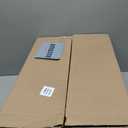 Folding Walker with 2 Skis and 5" Wheels, Lightweight Walkers for Seniors and Adults, Supports Up to 350 Pounds, Adjustable Height, Compact Standard Walker, Black