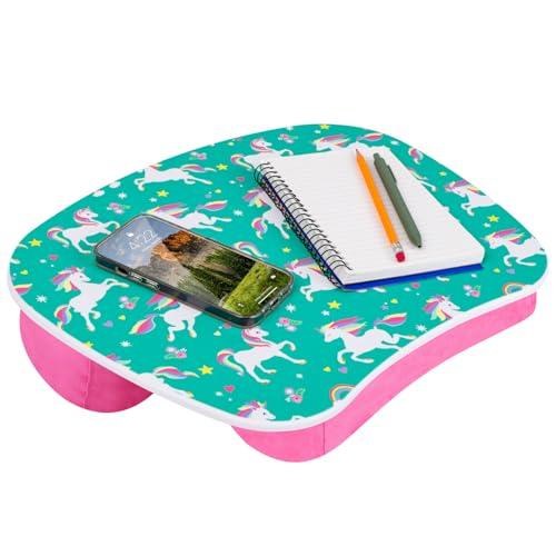 LAPGEAR MyStyle Portable Lap Desk with Cushion - Unicorn - Fits up to 15.6 Inch Laptops - Style No. 45357