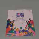 HOUSE OF PARTY Happy Birthday Balloon - 18 inch | Black Mylar Cursive Foil Birthday Balloons Banner, Black Party Decorations for Men, Women