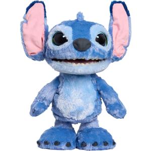 Disney Stitch Just Play Ultimate Interactive 17" Plush Toy, 100+ Sounds & Reactions, Inspired by Disneys Live-Action Lilo & Stitch Film, New Movie Toy for Fans, Girls, Boys, Kids 3 and Up by