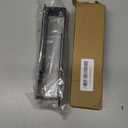 Hand Towel Holder, Self Adhesive Towel Racks for Bathroom Wall Mounted, 8 Inch Square Hand Towel Bar Stick on Wall for Kitchen Cabinet RV, Black (2 Pack)