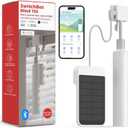 SwitchBot Blind Tilt Motorized Blinds - Smart Electric Blinds with Bluetooth Remote Control, Solar Powered, Light Sensing Control, Add Hub Mini to Make it Compatible with Alexa & Google Home