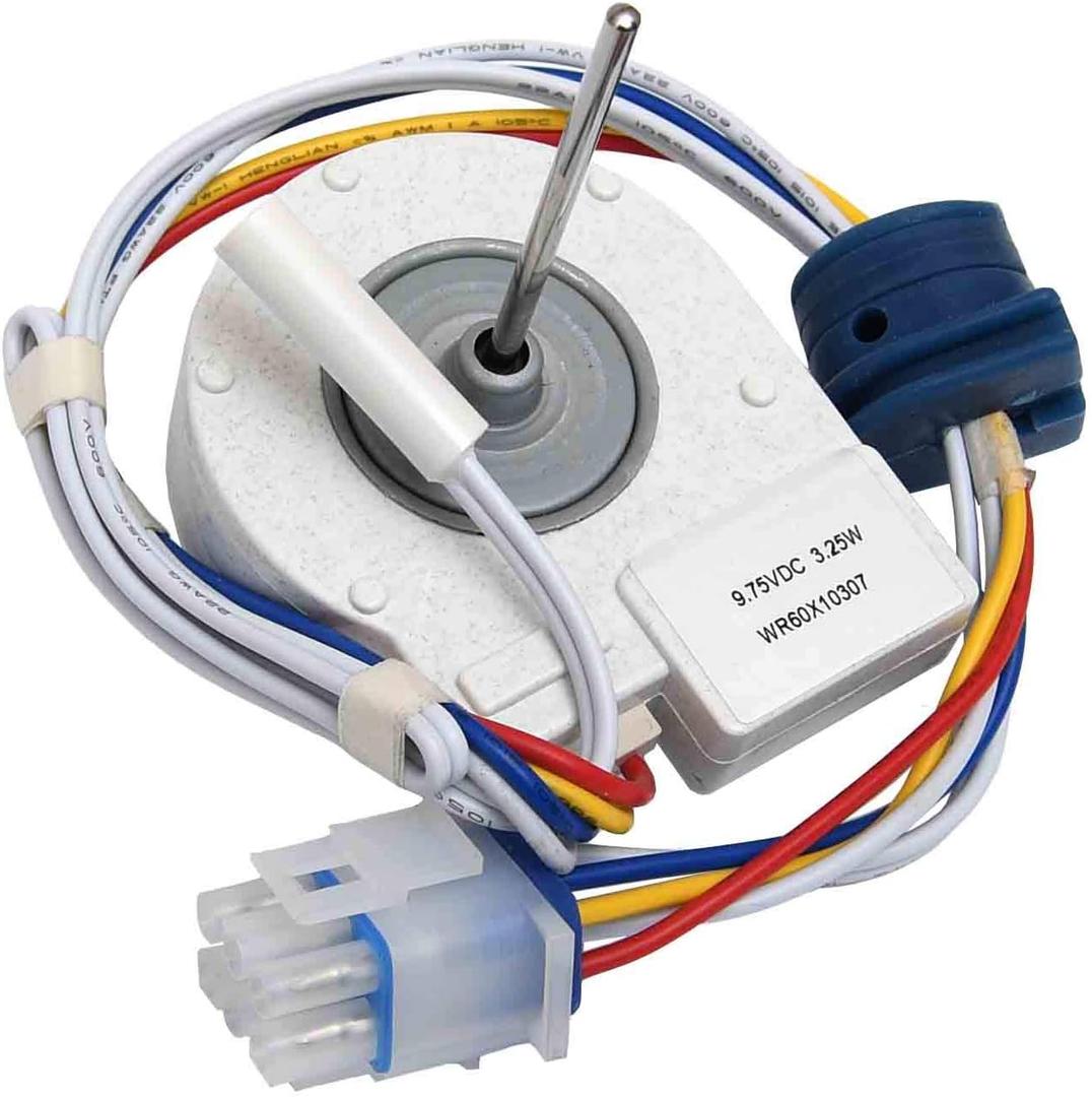 WR60X10307 Evaporator Fan Motor by Seentech - Exact fit for GE, Hotpoint Refrigerator - Replace Part Number WR60X10074, AP3191003,197D4492G001, 914169