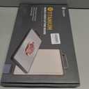 Titanium Cutting Boards for Kitchen Non Toxic Chopping Board with Handle Large Big Small Kitchen Meat Butcher Block 2 in 1 Pure Titanium and Wheat Straw PP Not Wood Bamboo Plastic Teak Grey/Beige