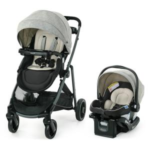 Graco Modes Element LX Baby Travel System, Infant Car Seat and Stroller Combo, Baby Essentials, Great Gift for New Parents and Baby Registry, Lynwood, Manufactured Date: 12/27/2025