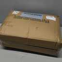 19x19 Outdoor Chair Cushions Set of 4, Tufted Wicker Patio Furniture Cushions, Thick Outdoor Seat Cushions for Lawn Chairs, Overstuffed and Water Resistant, Navy