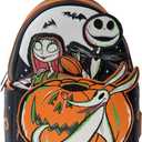 Disney 100 Nightmare Before Christmas Glow-in-The-Dark Mini Backpack, One Size