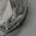 SAYZH 2-Tier Fruit Basket Bowl Stackable Vegetable Storage with Banana Tree Hanger Stand for Kitchen Countertop, Metal Wire Basket for Bread Onions Potatoes Black