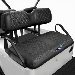 EZGO Seat Covers, Golf Cart Seat Covers for EZGO TXT 1994-2013 and EZGO RXV OEM Ordinary Seat Thick Marine Leather Custom Diamond Comfortable/Anti-Scratch/Anti-Fading/Easy to Install
