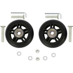 ORO Luggage Wheels Replacement 78 * 24mm With 8mm(0.31") Bearings for Suitcase, Inline Outdoor Skate and Caster Board (78mm)