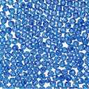 8mm Faceted Plastic Beads Transparent Dark Sapphire Bulk 1,000 Pieces