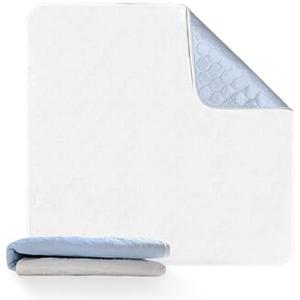 Bed Pad Washable Underpad (35x35 in, 1 Pack) Heavy Absorbency Incontinence Pad for Adults, Kids, Toddlers, Elderly and Pets, Reusable Waterproof Bedwetting Pad
