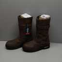 Milwaukee Leather MBM9063 Men's Classic Distressed Brown Leather Motorcycle Engineer Riding Biker Boots, Size: 11