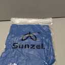 Sunzel Womens Workout Leggings with High Waist Tummy Control (Blue, M)