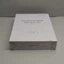 Decorative Concrete Tray & Book Decor Set - Scalloped Tray & Linen Box Enhance Your Coffee Table or Bookshelf Decor - Stylish Home Decoration for Your Living or Dining Room & as a Housewarming Gift (Beige)