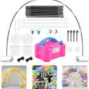 Balloon Arch Kit with Balloon Pump Electric, Improved Balloon Arch Stand with Base for Floor Gender Reveal Wedding Birthday Graduations Party Decorations