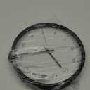 Amazon Basics Classic 12", Easy to Read, Silent Non Ticking, Battery Operated, Round Wall Clock, Black