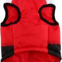 Winter Waterproof Windproof Vest Coat for Cold Weather - Warm Jacket for Small Medium Dogs (Not Suitable for Big Dogs) White/Red/Black L (L(Back:15.5", Chest:20.5", 11.5-13.0lbs))