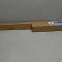 Ivilon Drapery Treatment Window Curtain Rod - Square Design 1 1/8 Rod. 72 to 144 Inch. Black