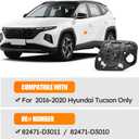 X4XZ Replacement Front Left Window Regulator Without Motor LH Driver Side Compatible with Hyundai Tucson 2016-2020 82471-D3011 82471-D3010