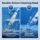 Cordless Pool Vacuum for Above Ground & Inground Pools, 1110 GPH Suction