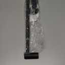 Adjustable 16-27" Suction Cup Towel Bar Extendable Suction Cup Towel Rack Holder Bathroom Stainless Steel for Glass Shower Door(Black)