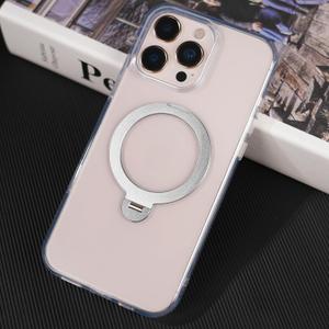for iPhone 16 Pro Max Case: with 360 Spin Magnetic Stand, Fit for MagSafe, Camera Control Button, Military Drop Protective Slim Phone Cover for 16 ProMax with Ring Kickstand, 6.9", Clear