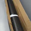 Heavy Duty Plastic Fence Roll 39" x 50' - 0.8x0.8 Inch Chicken Wire Mesh, Reusable Fencing for Garden, Rabbit/Poultry Protection, Balcony & Plant Defense (Black)