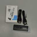 Isobel Upgraded Bluetooth 5.3 Transmitter Receiver 3-in-1, Wireless 3.5mm Audio Adapter for TV PC Headphones Home Sounds System Car/CD-Like Voice Enjoyment (Black)