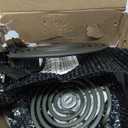 Electric Stove Burner Drip Pans WB31M19(8) WB31M20(6) and Electric Stove Top Burner WB30M1(6") WB30M2(8") Compatible for G-E Hot-point Ken-more General Electric Stove Parts by MIFLUS (Black)