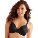 Bali Womens One Smooth U Smoothing Concealing Underwire Bra, 36C, Black