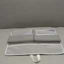 Bath Kneeler with Elbow Rest Pad Set, 1.5 inch Kneeling Pad Mat for Bathtub - Gray (Grey)