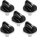 AMI PARTS 00650847 Knobs Cooktop Stove Knobs Fit for Bosch Stove Knob, Replace 00650847 650847 1999734 AH3480601 Range Oven Gas Stove Knob (5 pcs)