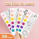 Paint with Water Coloring Books for Kids - 2 Pack, Pocket Mess Free Watercolor Painting Kit, Water Color Paint Set Arts and Crafts Gift for Girls Ages 4 5 6 7 8+, Travel Activity Toy