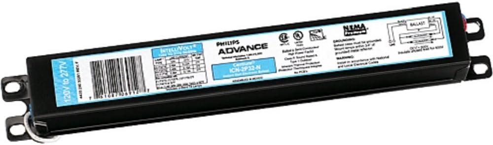 PHILIPS LIGHTING ICN4P32N 3/4F17-F32 Elec Ballast , Black