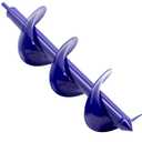 TCBWFY Auger Drill Bit for Planting 3.5"x16",Extended Length Garden Auger Spiral Drill Bit for Planting Bulbs Flowers,Planting Auger for Drill Post Hole Digger for 3/8Hex Drill