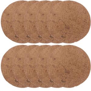 POPETPOP Pigeon Nest Mat Nesting Pads: 10PCS Bird Nesting Materials Bird Breeding Nest Bird Eggs Mat Coconut Fiber Substrate Bird Nest
