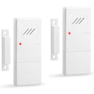 WSDCAM Refrigerator Door Alarm - 60 Sec Delay, 90dB Loud, Ultra-slim Fridge Alarm for Door & Freezer - 2 Pack