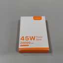 Power Bank, 20000mAh 45W Portable Charger, PD3.0 QC4.0 Fast Charging with LED Display, 2 USB-C, 2 USB-A, Battery Pack for iPhone 15 14 13 Series, MacBook, Galaxy, iPad, and More (Blue)