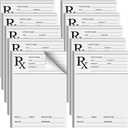 10 Pack Prescription Pad for Doctor Pharmacist Rx Notepad 100 Sheets Doctor Prescription Paper Per Pad Pharmacist Memos for Office Working Gift