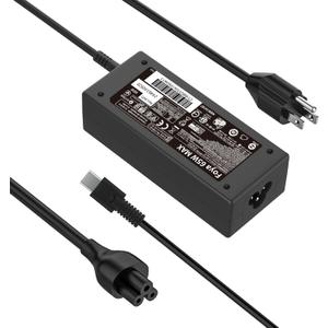 65W USB C Laptop Charger fit for HP Probook 430 440 450 G5 G6 455 G5 G6 G9 445 445R 455R G6 Envy X360 13 15 Spectre X360 13 15 EliteBook G5 G6 G7 G10 M54350-001 AC Power Adapter with Cord