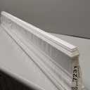 Endurathane Traditional Crosshead with Trim, & Dentil Trim, 53" Bottom Width x 56 7/8" Top Width x 7 1/4"H x 1"P, Factory Primed