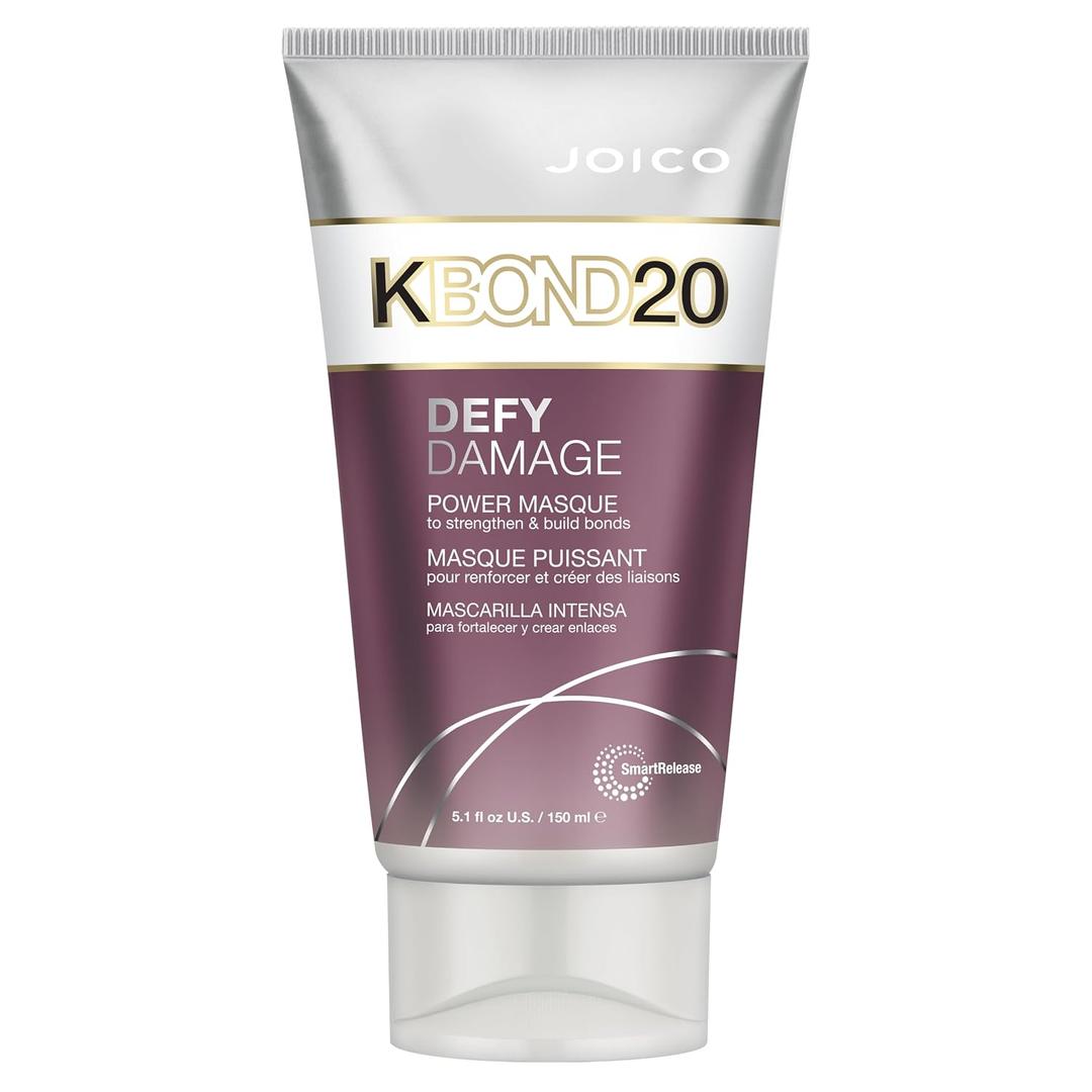Joico Defy Damage KBOND20 Power Masque | For Stronger, Hydrated Hair | Color-Safe | Rebuild & Protect Bonds | Paraben-Free | Animal-Test Free Formula