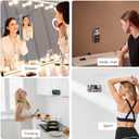 2 x Patented Magnetic Sticky Phone Suction Grip Mount for MagSafe Case,Magnet Silicone Portable Stand Holder for iPhone 16/15/14/13/12 Series and Android, Hands-Free Selfies and Videos (Black)