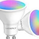 Zigbee GU10 Smart Bulbs, Compatible with Hu*e*, Alexa & Google & ConBee (Hub Required), 5W(50W), LED WiFi Bulb, Dimmable, Color Changing &Tunable White, LED Track Light Bulbs, 2 Pack