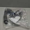 1 1/2" Kitchen Sink Drain Kit P-Trap Strainer Adjustable Height with 304 Stainless Steel 3-1/2" Sink Drain Assembly Kit for Kitchen Bar and RV (Gray)