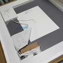 OKPAL 40x36 LED Bathroom Mirror with Lights, Anti-Fog Lighted Bathroom Mirror, Dimmable Lighted Mirrors for Bathroom Wall, LED Vanity Mirror, Shatterproof, ETL Listed, Horizontal/Vertical (No Frame)