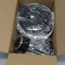 GANIZA Food Processors, Electric Food Chopper with Meat Grinder & Vegetable Chopper - 2 Bowls (8 Cup+8 Cup) with Powerful 450W Copper Motor - Includes 2 Sets of Bi-Level Blades for Fruits/Meat/Nuts (Black)