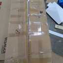 YITAHOME Large Kitchen Island with Power Outlet, Rolling Kitche Cart with Rack, Mobile Storage Islands with Spice Rack Glass Holder, Island Table on Wheels for Living Room, 50 Inch Wide, White (50.5"W x 17.7"D x 36.2")